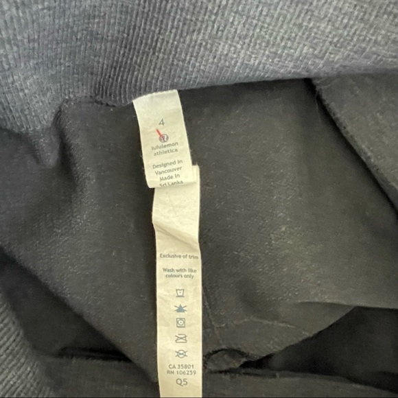 Lululemon Ebb And Flow Crop II Deep Coal - Picture 11 of 11